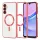 Techsuit - Luxury Crystal MagSafe tok - Samsung Galaxy A15 4G / A15 5G - Piros átlátszó