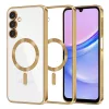 Techsuit - Luxury Crystal MagSafe tok - Samsung Galaxy A15 4G / A15 5G - Arany átlátszó