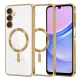 Techsuit - Luxury Crystal MagSafe tok - Samsung Galaxy A15 4G / A15 5G - Arany átlátszó