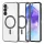 Techsuit - Luxury Crystal MagSafe tok - Samsung Galaxy A55 5G - Fekete átlátszó