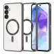 Techsuit - Luxury Crystal MagSafe tok - Samsung Galaxy A55 5G - Fekete átlátszó