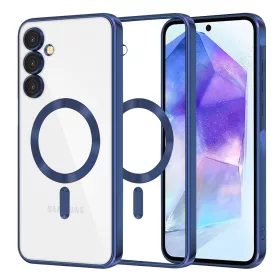   Techsuit - Luxury Crystal MagSafe - Samsung Galaxy A55 5G - Kék átlátszó