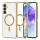 Techsuit - Luxury Crystal MagSafe tok - Samsung Galaxy A55 5G - Arany átlátszó