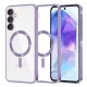 Techsuit - Luxury Crystal MagSafe tok - Samsung Galaxy A55 5G - Lila átlátszó