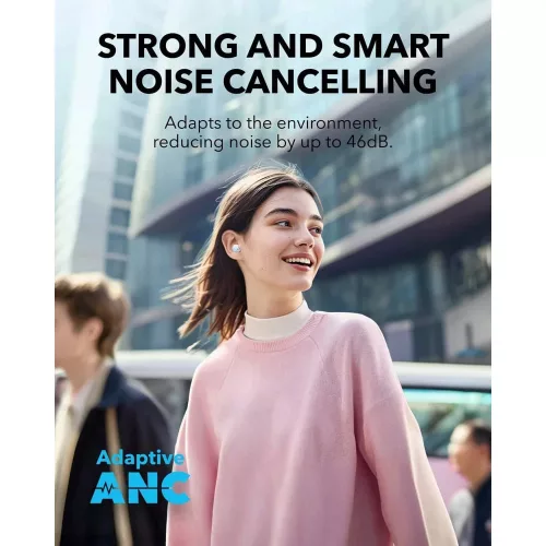 Anker - Vezeték nélküli fülhallgató SoundCore A30i (A3958G31) - Bluetooth 5.4, Zajszűrős, IP54, Mikrofonnal - Kék