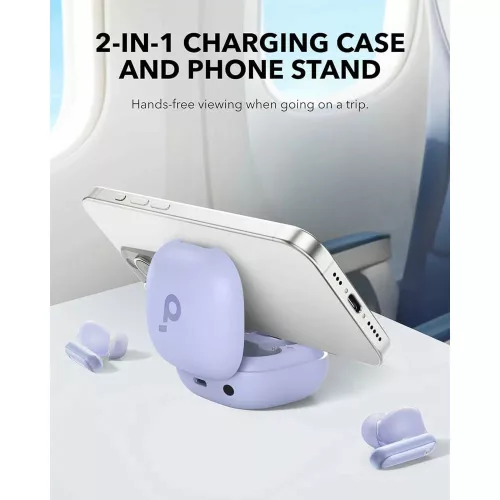 Anker - Vezeték nélküli fülhallgató SoundCore P40i (A3955GQ1) - TWS, Zajszűrő, Bluetooth 5.2, Érintésvezérlés - Lila