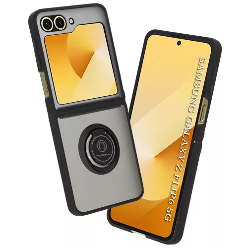 Techsuit - Glinth - Samsung Galaxy Z Flip6 / Flip7 FE - Fekete