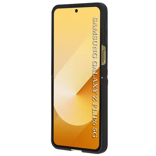 Techsuit - Glinth - Samsung Galaxy Z Flip6 / Flip7 FE - Fekete
