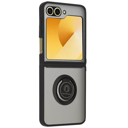 Techsuit - Glinth - Samsung Galaxy Z Flip6 / Flip7 FE - Fekete