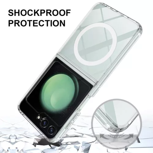 Techsuit - MagSafe Pro tok - Samsung Galaxy Z Flip6 / Flip7 FE - Átlátszó