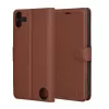 Techsuit - Leather Folio kinyitható tok - Nothing CMF Phone 1 - Barna