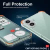Techsuit - Shockproof Átlátszó Ütésálló Szilikon tok - Nothing CMF Phone 1 - Átlátszó