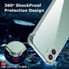 Techsuit - Shockproof Átlátszó Ütésálló Szilikon tok - Nothing CMF Phone 1 - Átlátszó
