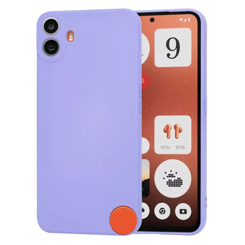 Techsuit - SoftFlex szilikon tok - Nothing CMF Phone 1 - Világos lila