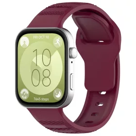   Techsuit - Watchband (W050) - Huawei Watch Fit 3 /  Fit 4 /  Fit 4 Pro / Fit 5 / Fit 5 Pro - Bordeaux