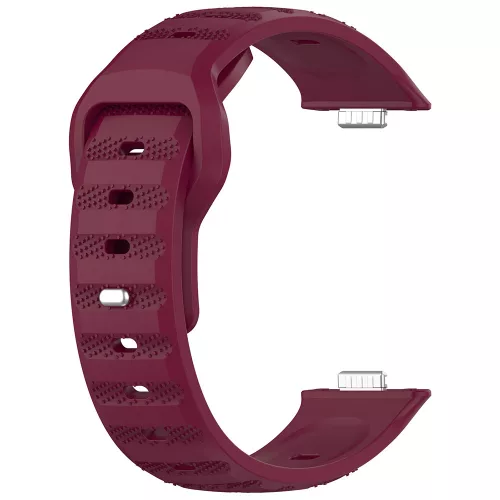 Techsuit - Watchband (W050) - Huawei Watch Fit 3 /  Fit 4 /  Fit 4 Pro / Fit 5 / Fit 5 Pro - Bordeaux