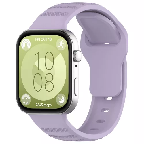Techsuit - Watchband (W050) - Huawei Watch Fit 3 /  Fit 4 /  Fit 4 Pro / Fit 5 / Fit 5 Pro - Purple