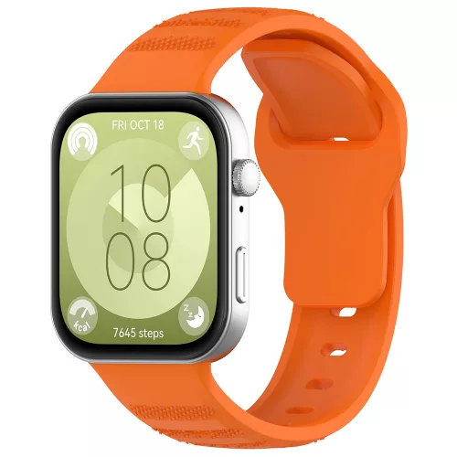 Techsuit - Watchband (W050) - Huawei Watch Fit 3 /  Fit 4 /  Fit 4 Pro / Fit 5 / Fit 5 Pro - Orange