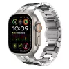 Techsuit - Watchband (W063) - Apple Watch 1/2/3/4/5/6/7/8/9/10/11/SE/SE 2/SE 3/Ultra/2/3 (42/44/45/46/49mm) - Silvery