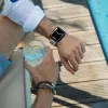 Techsuit - Watchband (W063) - Apple Watch 1/2/3/4/5/6/7/8/9/10/11/SE/SE 2/SE 3/Ultra/2/3 (42/44/45/46/49mm) - Silvery