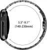 Techsuit - Watchband (W063) - Apple Watch 1/2/3/4/5/6/7/8/9/10/11/SE/SE 2/SE 3/Ultra/2/3 (42/44/45/46/49mm) - Silvery