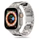 Techsuit - Watchband (W063) - Apple Watch 1/2/3/4/5/6/7/8/9/10/11/SE/SE 2/SE 3/Ultra/2/3 (42/44/45/46/49mm) - Titanium