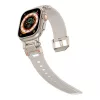 Techsuit - Watchband (W064) - Apple Watch 1/2/3/4/5/6/7/8/9/10/11/SE/SE 2/SE 3/Ultra/2/3(42/44/45/46/49mm) - Silver Starlight