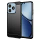 Techsuit - Carbon szilikon tok - Realme C61 / Realme C63 - Fekete
