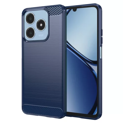 Techsuit - Carbon szilikon tok - Realme C61 / Realme C63 - Kék