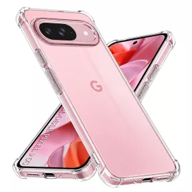   Techsuit - Shockproof Átlátszó Ütésálló Szilikon tok - Google Pixel 9 - Átlátszó