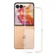 Techsuit - Clear Silicone tok - Motorola Razr 50 Ultra - Átlátszó