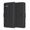 Techsuit - Leather Folio kinyitható tok - Samsung Galaxy A06 - Fekete
