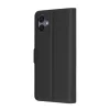 Techsuit - Leather Folio kinyitható tok - Samsung Galaxy A06 - Fekete