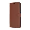 Techsuit - Leather Folio kinyitható tok - Samsung Galaxy A06 - Barna