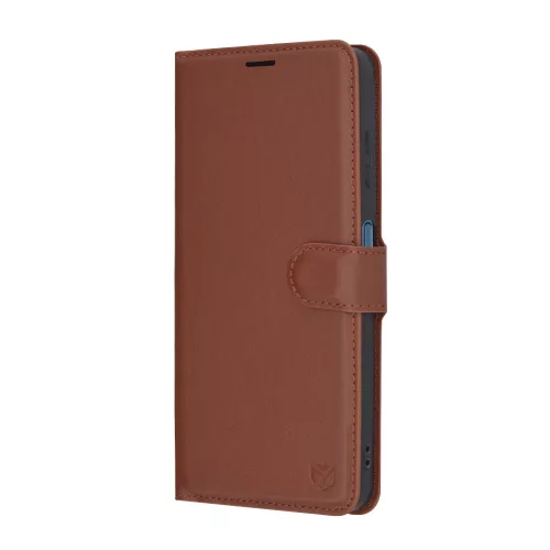 Techsuit - Leather Folio kinyitható tok - Samsung Galaxy A06 - Barna