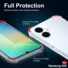 Techsuit - Shockproof Átlátszó Ütésálló Szilikon tok - Samsung Galaxy A06 - Átlátszó
