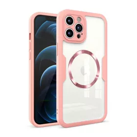   Techsuit - ColorVerse 360 MagSafe tok kijelzővédővel - iPhone 12 Pro Max - Rózsaszín