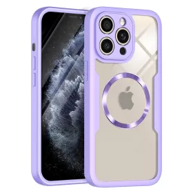   Techsuit - ColorVerse 360 MagSafe tok kijelzővédővel - iPhone 11 Pro Max - Lila