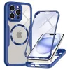 Techsuit - ColorVerse 360 MagSafe tok kijelzővédővel - iPhone 14 Pro - Kék