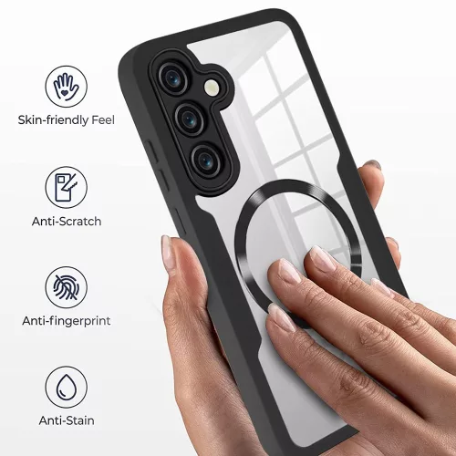 Techsuit - ColorVerse 360 MagSafe tok kijelzővédővel - Samsung Galaxy S24 Plus - Rózsaszín