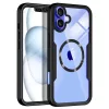 Techsuit - ColorVerse 360 MagSafe tok kijelzővédővel - iPhone 16 - Fekete