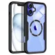 Techsuit - ColorVerse 360 MagSafe tok kijelzővédővel - iPhone 16 - Fekete