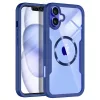 Techsuit - ColorVerse 360 MagSafe tok kijelzővédővel - iPhone 16 - Kék