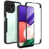 Techsuit - ColorVerse 360 tok kijelzővédővel - Samsung Galaxy A22 5G - Fekete