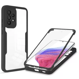   Techsuit - ColorVerse 360 tok kijelzővédővel - Samsung Galaxy A53 5G - Fekete