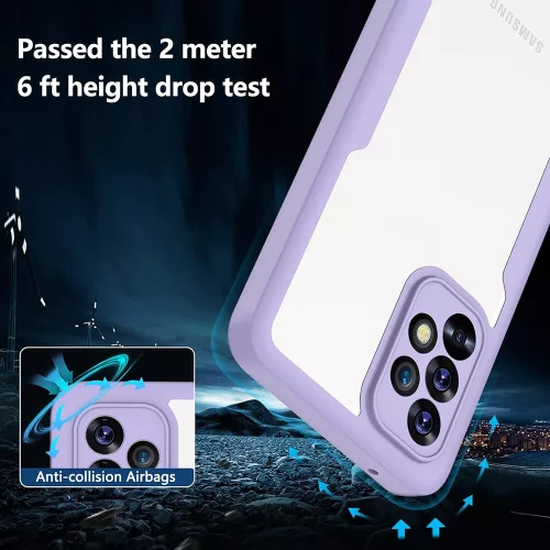 Techsuit - ColorVerse 360 tok kijelzővédővel - Samsung Galaxy A53 5G - Rózsaszín