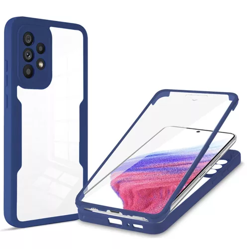 Techsuit - ColorVerse 360 tok kijelzővédővel - Samsung Galaxy A53 5G - Kék