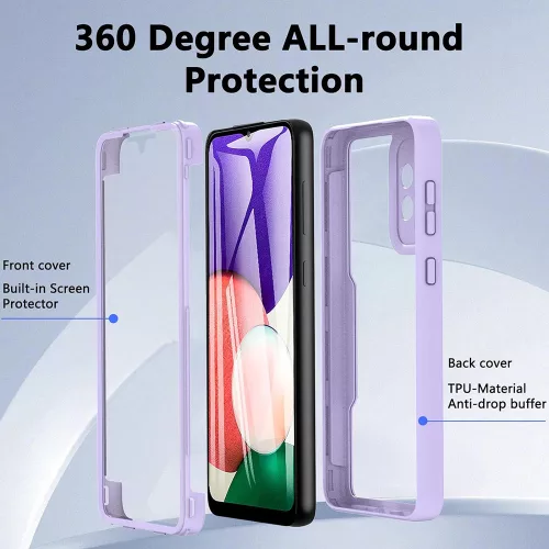 Techsuit - ColorVerse 360 tok kijelzővédővel - Samsung Galaxy A53 5G - Kék