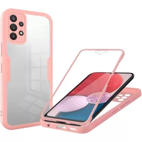   Techsuit - ColorVerse 360 tok kijelzővédővel - Samsung Galaxy A13 4G - Rózsaszín