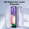 Techsuit - ColorVerse 360 tok kijelzővédővel - iPhone 7 / 8 / SE 2, SE 2020 / SE 3, SE 2022 - Fekete